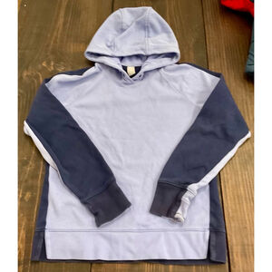 Girls' Athleta Girl colorblock Hoodie, Size L, Lavender/Navy (12)